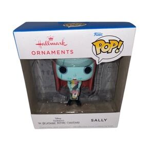 Funko Pop Sally Ornament with Red and Blue Details